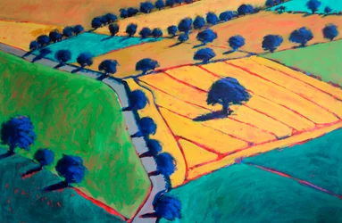 Naar Upton #2, 2024 (acryl op board)