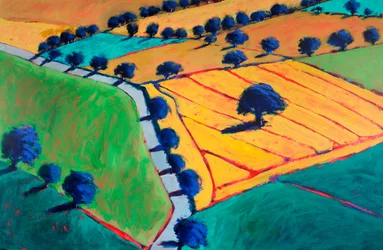 Naar Upton #2, 2024 (acryl op board)