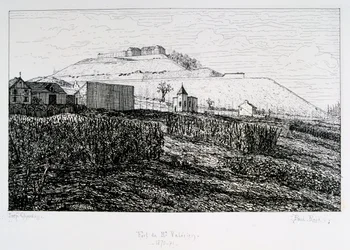 Fort du Mont Valerien, Beleg van Parijs, 1870-1871