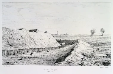 Haute Brugeres, Beleg van Parijs, 1870-1871