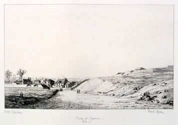 Poste de Charonne, Beleg van Parijs
