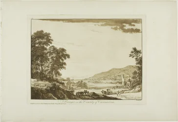 Bangor in het graafschap Caernarvon