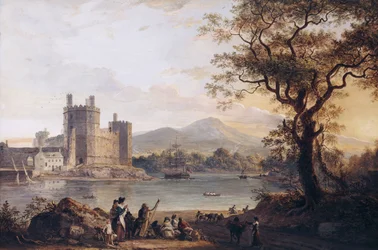 Caernarvon Castle, 1790s