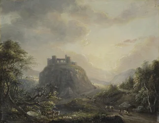 Landschap met een Kasteel