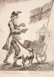 Puddingverkoper, Cries of London, 1760
