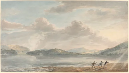 De opkomende vloed bij Briton Ferry
