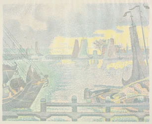 Boten bij Vlissingen