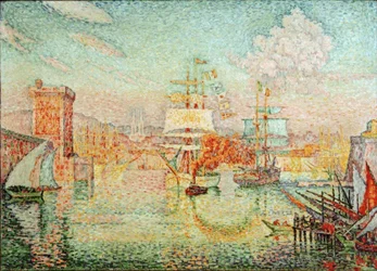 Ingang van de haven van Marseille