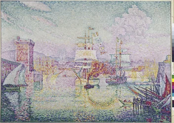 Ingang van de haven van Marseille