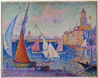 Le Quai. St. Tropez (olieverf op doek)