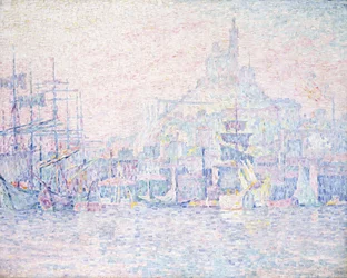 Marseille, La Bonne Mère, ochtendmist, 1907