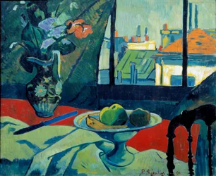 Stilleven, het atelier van de kunstenaar