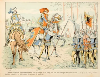 Illustratie uit het boek „Jeanne d
