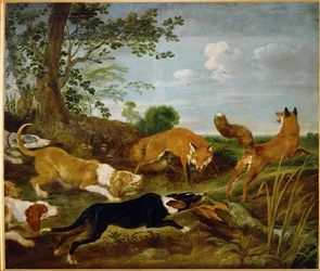 Vossenjacht, vóór 1635