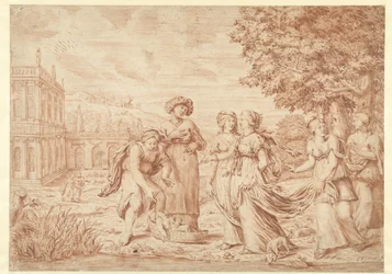 Dochter van Farao vindt Mozes in het biezenmandje