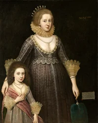 Christian, Lady Cavendish, Later Gravin van Devonshire (1598-1675), en haar dochter