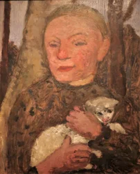 1904 Modersohn-Becker Meisje met lammetje
