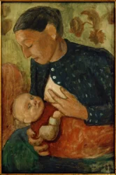Borstvoedende moeder