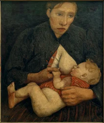 Borstvoedende moeder