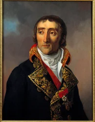 Portret van admiraal Eustache Bruix (1759-1805) schilderij door Guerin Paulin (1783-1855) Versailles, Chateau Museum