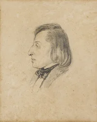 Portret van Frédéric Chopin