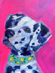 Speelse Dalmatiërpup