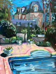 Levendig tuinhuis