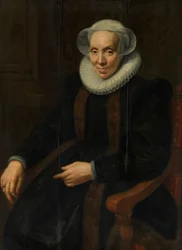 Portret van Maria van Utrecht (ca. 1552/53-1629)