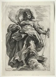 St. Catharina in de wolken