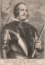 Nobilissimus Vir Ac D. Emanuel Frockas Finyra. et Pimentel Comes de Feria Eqes ordinis Militaris S. Jacobi Dominus Sæ. Benedictæ Regiæ ac Catholicæ Suæ Maiestatis Consiliarius Cubicularius Etc.