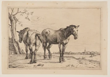 Het Ploegpaard, uit Serie Paarden
