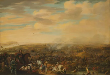 Prins Maurits bij de Slag bij Nieuwpoort, 2 juli 1600