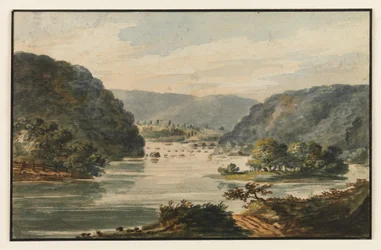 Uitzicht op de Potomac bij Harpers Ferry