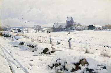 Een Winterlandschap, Holmstrup