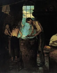Italiaans dorpshoedenmakers
