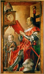 Federigo da Montefeltro en zijn zoon