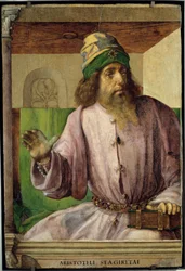 Portret van Aristoteles, Griekse filosoof