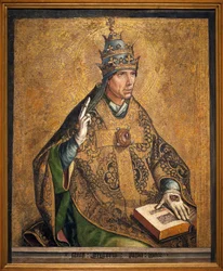 Portret van paus Sint Gregorius