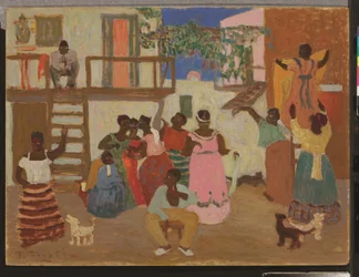 Preparando el candombe (Decoratie), c. 1935