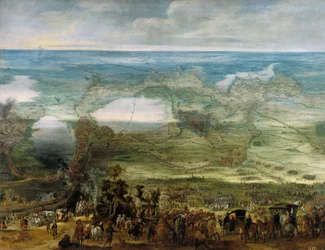 Isabel Clara Eugenia op de locatie van Breda