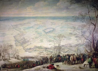 Troepen bij het beleg van Aire Sur La Lys