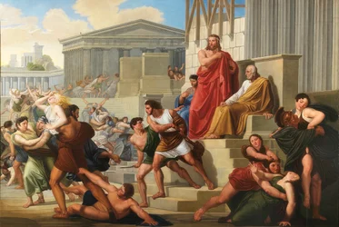 De roof van de Sabijnse vrouwen, 1823-1824