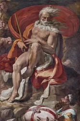 Aeolus geeft Ulysses de zak met alle winden (detail)