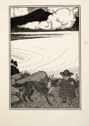 Een kind gered, uit Honderd anekdotes van dieren, pub. 1924