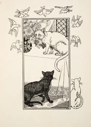 Een bijzondere tussenkomst, uit Honderd anekdotes van dieren, uitgegeven 1924