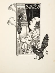Studeren, uit Honderd Anekdotes van Dieren, uitgegeven 1924