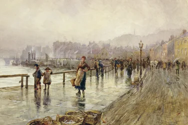 Een natte dag in Whitby