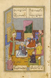 Egyptische vrouwen snijden hun handen bij het zien van Yusuf