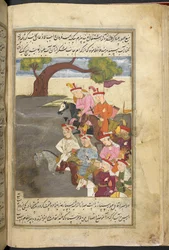 Shah Ismail en de qizilbash, uit 