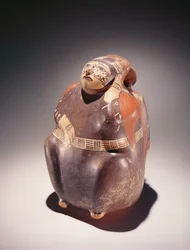 Aardewerken cacaoplukkers, Nazca Cultuur